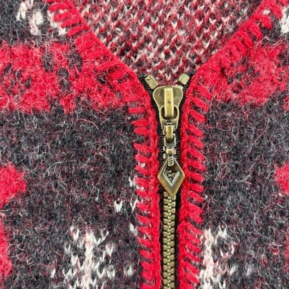 Vtg Coldwater Creek Vest Wool Made in USA Zip Front Size Small - Picture 8 of 13
